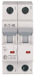 Eaton Intrerupator automat bipolar 10A curba B 4 5kA (EL0060748)