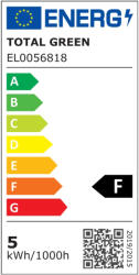 Total Green Bec LED spot 5W GU5.3 5000K 12V Total Green (EL0056818)