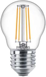 Philips Bec LED filament sfera 45 4 3W E14 827 (EL0087776)