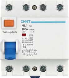 Chint Intrerupator diferential RCCB 100A 4P 100mA 6kA tip AC (EL0089922)