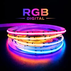 ART Banda LED COB RGB Digital Running Waterfall WS2811 576LED M 19W M 5 metri (ARTAC-090-86597)