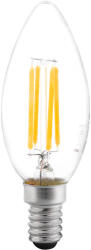 Total Green Bec LED Filament Lumanare 4W E14 6500K Clar Total Green (EL0059315)