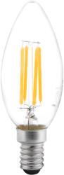Novelite Bec LED filament lumanare 4W E14 2700K clar (EL0081033)