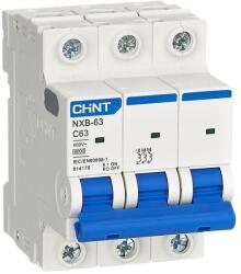 Chint Intrerupator automat 3P 6A curba C 6kA (EL0089875)
