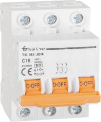 Total Green Intrerupator automat tripolar 16A curba C 6kA (EL0004099)