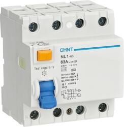 Chint Intrerupator diferential RCCB 63A 4P 100mA 6kA tip AC (EL0089917)