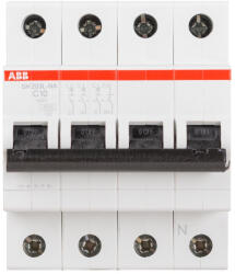 ABB Intrerupator automat 3P N 10A 4 5kA curba C (EL0028784)