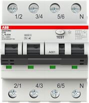 ABB Intrerupator diferential magnetotermic 16A 4P curba C 6kA (EL0070714)