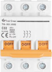 Total Green Intrerupator automat tripolar 32A curba C 6kA (EL0004102)