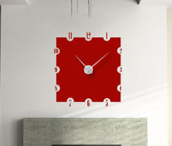 4 Decor Sticker Ceas de Perete Patrat