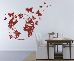 4 Decor Sticker Glob din fluturi - beestick-deco - 66,00 RON