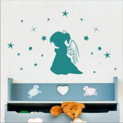 4 Decor Sticker Ingeras cu stele - beestick-deco - 39,00 RON