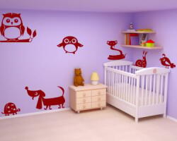 4 Decor Sticker Plansa cu Animalute - beestick-deco - 133,00 RON