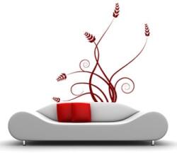 4 Decor Sticker Floare subtire - beestick-deco - 118,00 RON
