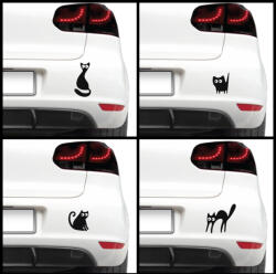 4 Decor Sticker auto - Pisicute speriate (pachet)