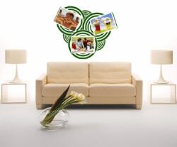 4 Decor Sticker Suport de Poze Circular - beestick-deco - 143,00 RON