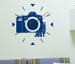 4 Decor Sticker Ceas de Perete Aparat Foto