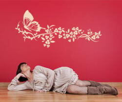 4 Decor Sticker Flori, soare si fluturasi - beestick-deco - 75,00 RON