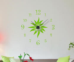 4 Decor Sticker Ceas de Perete Floare decorativa