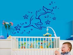 4 Decor Sticker Delfin cu stele de mare - beestick-deco - 110,00 RON