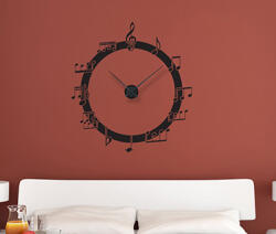 4 Decor Sticker Ceas de Perete Muzical