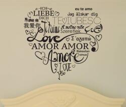 4 Decor Sticker Te iubesc in 16 limbi - beestick-deco - 128,00 RON
