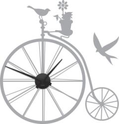 4 Decor Sticker Ceas de Perete Bicicleta retro