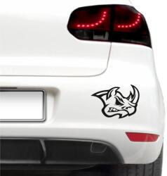 4 Decor Sticker auto - Cap de rinocer