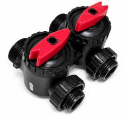 1 Ekoinstal Solar Sistem bypass Clack V3006 cu robineti, 1 inch, pentru dedurizator (V3006)