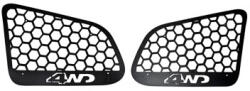  Ornament protectie geam lateral spate Dacia Duster II 2018-2024, metalic 4WD (090924-3)