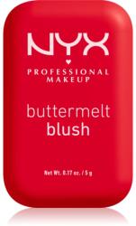 NYX Professional Makeup Buttermelt Blush púderes arcpír árnyalat Butta Cherry Pop 5 g