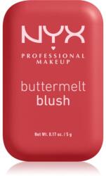NYX Professional Makeup Buttermelt Blush púderes arcpír árnyalat Butta Than Coral 5 g