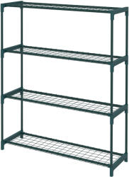 Outsunny Raft de Colț pentru Plante pe 4 Nivele, Suport Lemn pentru Expunerea Ghivecelor, Ideal Cameră sau Balcon | Aosom Romania (84H-066V00DG)
