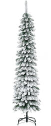 HOMCOM Brad de Crăciun Artificial cu Zăpadă și 395 Ramuri, 46x46x180 cm, Verde | Aosom Romania (830-528V00GN)