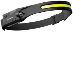 SUPERFIRE HL65 headlamp flashlight, 430LM, USB-C, 5 modes, 30m (HL 65)
