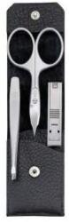 ZWILLING Twinox manikűrkészlet, 3 részes, fekete, bőr, rozsdamentes acél, 0.13kg (YZ1IJ)
