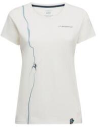 La Sportiva ROUTE T-SHIRT Women Tricou cu mânecă scurtă Chalk/Limestone M