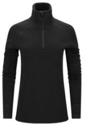Aclima FleeceWool V2 Polo zip Women Pulover Jet Black L