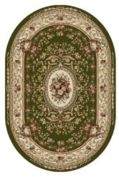 Delta Carpet Covor Oval, 150 x 230 cm, Verde, Model Floral Lotos (LOTUS-568-310-O-1523) Covor
