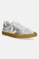 Veja bőr sportcipő ESPLAR LOGO SUEDE - ezüst Női 40