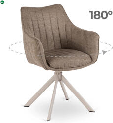 Mebel Elite ASPEN 2 bézs/kasmír forgó étkezőszék