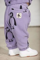 Mini Rodini jogger gyerek polár Penguin - lila 128-134