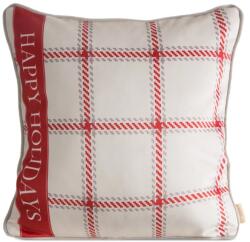 Eurofirany Clark bársony karácsonyi párnahuzat Bézs 45x45 cm
