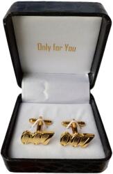 Exciting Arany mandzsettagombok Exc 007 Agent James Bond aranyozott 24K grati tok (EXC37990758 )