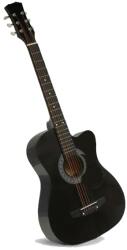 DEPOX Chitara clasica din lemn 95 cm neagra (2710)