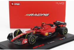 BBurago Модели на автомобили и мотоциклети модел 1/43 Scuderia Ferrari SF-23 Carlos Sainz #55 2023 Signature (TRS4946-3923)