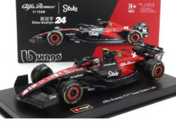 BBurago Модели на автомобили и мотоциклети модел 1/43 Alfa Romeo F1 C43 Guanyu Zhou #24 2023 Signature - 1: 4 (TRS4961-3923)