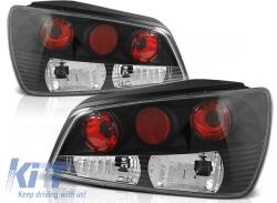  Tuning hátsó lámpa szett Peugeot 306 1993-1997 3/5 ajtós fekete alap, bal és jobb (ABPETX6010831)
