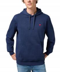 Wrangler nagy kapucnis pulóver kenguru navy pamut Sign Off Hoodie 4XL