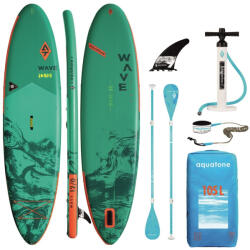 AquaTone Wave Plus 12'0'' Gonflabilă Placă SUP cu Lungime 3.66m Verde TS-212 (TS-212)